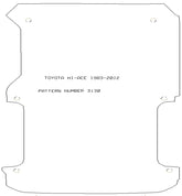 Toyota Hi-Ace  1983 - 2012    Van Rear Section